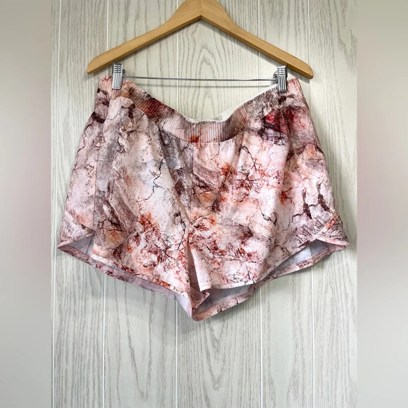 CALIA BY CARRIE UNDERWOOD pink marble print athletic shorts size XL EUC - Picture 1 of 4